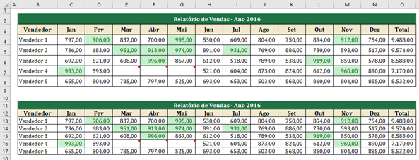 colar tudo no excel