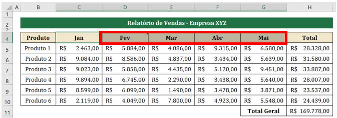 Validação de dados